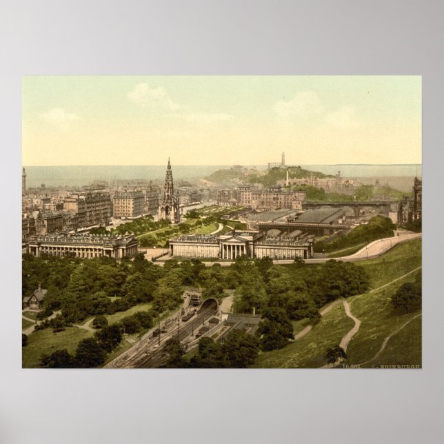 Poster Édimbourg du château, Écosse (Devant)