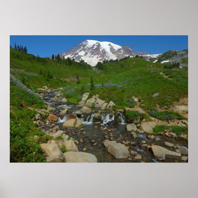 Poster Edith Creek dans le parc national Mount Rainier (Devant)