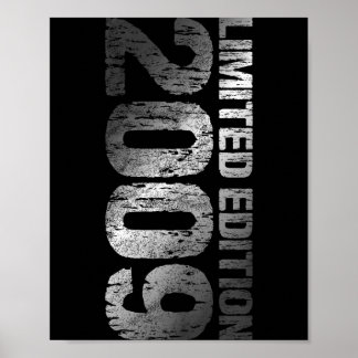Poster Édition de chanson d'anniversaire 17 ans 2009
