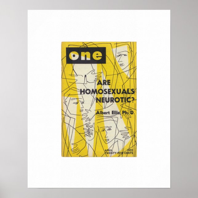 Poster Edition limitée ONE Magazine, avril 1955 Imprimer (Devant)