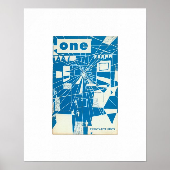 Poster Edition limitée ONE Magazine, juin 1955 Imprimer (Devant)