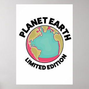 Poster Édition limitée Planète Terre