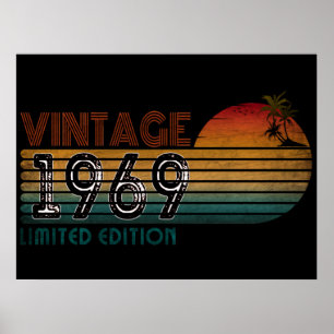 Poster édition limitée vintage 1969