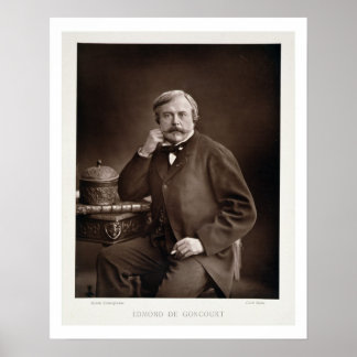 Poster Edmond de Goncourt (1822-96) de Galerie Contemp