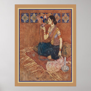 Poster Edmund Dulac "Scheherazade" vers 1909