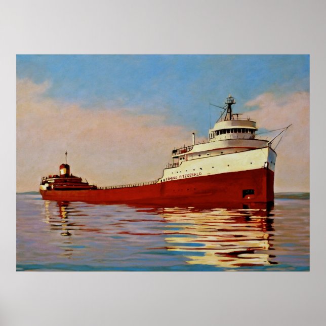 Poster Edmund Fitzgerald (Devant)
