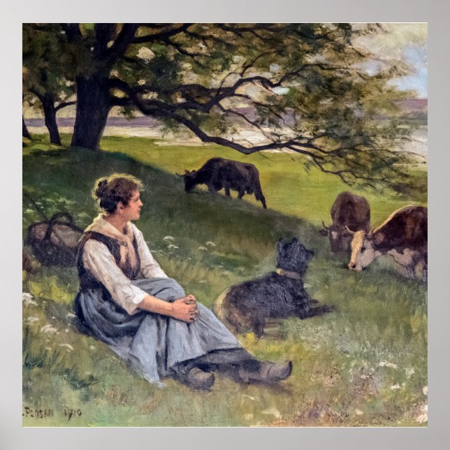 Poster Edouard Debat-Ponsan La Crevette (Devant)