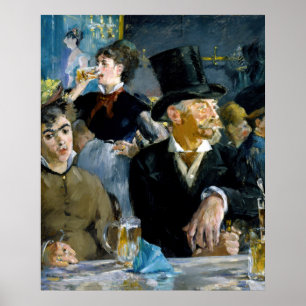Poster Edouard Manet - Au Café