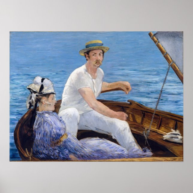 Poster Edouard Manet - Bateau (Devant)