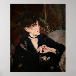Poster Edouard Manet - Berthe Morisot avec un ventilateur