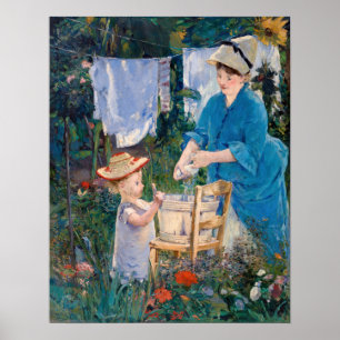 Poster Edouard Manet - Blanchisserie