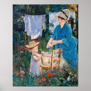 Poster Edouard Manet - Blanchisserie