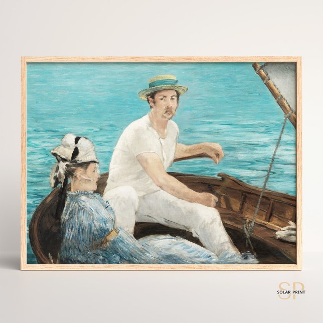 Poster Edouard Manet Boating Painting Art Print (Créateur téléchargé)