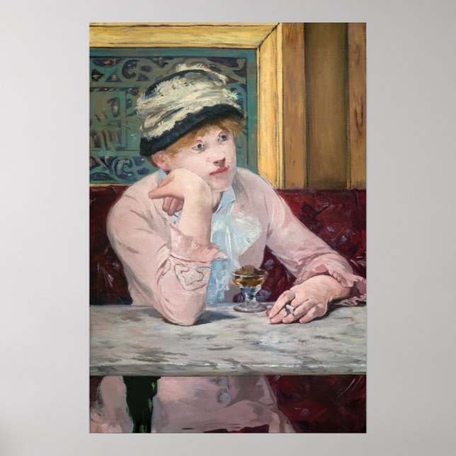 Poster Edouard Manet - Brandy de prune (Devant)