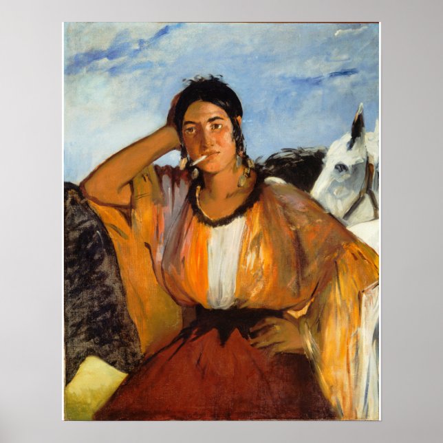 Poster Edouard Manet - Gitan Avec Cigarette (Devant)