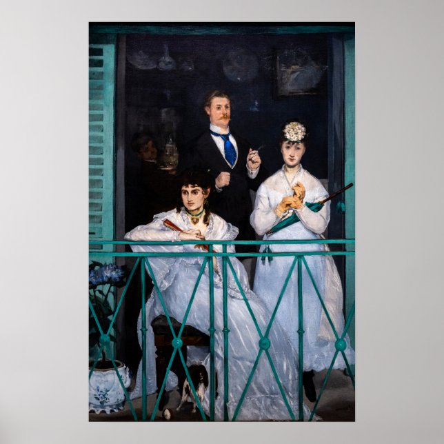 Poster Edouard Manet - Le Balcon / Le Balcon (Devant)