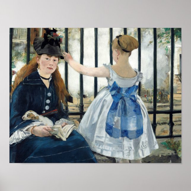 Poster Edouard Manet - Le Chemin De Fer (Devant)