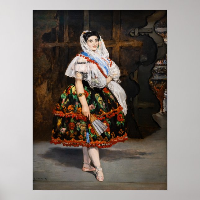 Poster Edouard Manet - Lola de Valence (Devant)