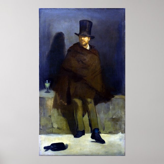 Poster Edouard Manet The Absinthe Drinker (Devant)