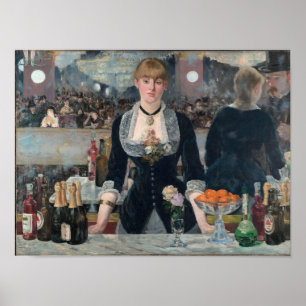 Poster Edouard Manet - Un Bar Aux Folies-Bergere