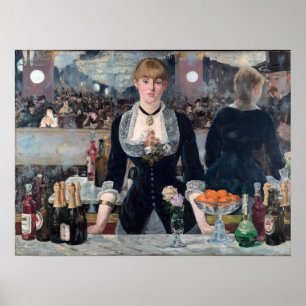 Poster Edouard Manet - Un bar aux Folies-Bergere