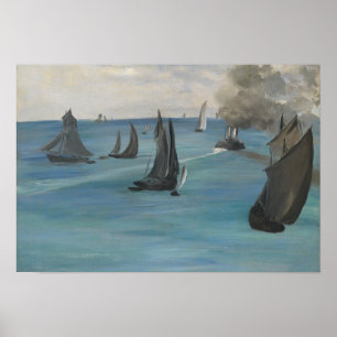 Poster Edouard Manet - Vue Mer, Temps Calme