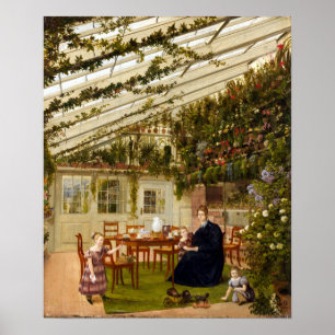 Poster Eduard Gaertner Famille M. Westfal Conservatory