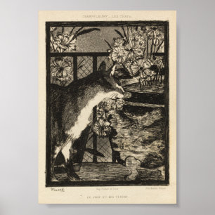 Poster Eduard Manet Cats Imprimer