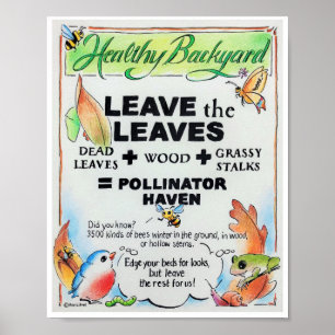 Poster Éducation conviviale pour les pollueurs - Quitter 