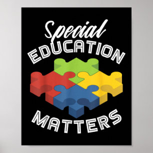 Poster Éducation Spéciale S Sensibilisation sur l'autisme