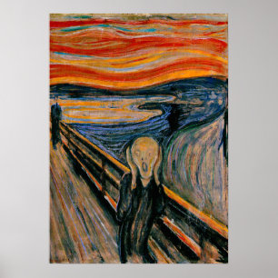 Poster Edvar Munch - Le cri