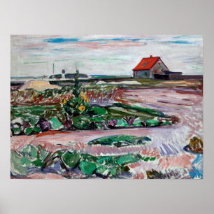 Poster Edvard Munch - Bord de mer. Paysage près de Lubeck
