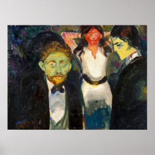 Poster Edvard Munch - Jalousie
