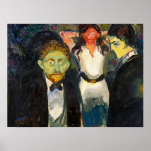 Poster Edvard Munch - Jealousy