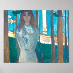 Poster Edvard Munch - La Voix, Nuit D'Été