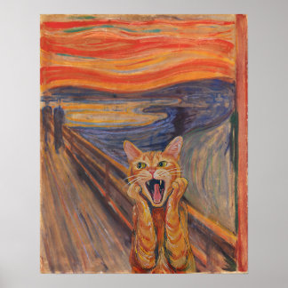 Poster Edvard Munch Le Cat Cri