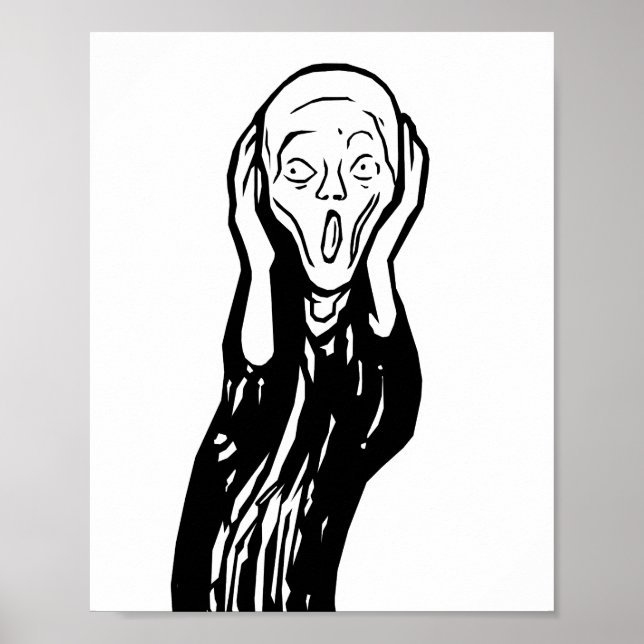 Poster Edvard Munch Le Cri (Devant)