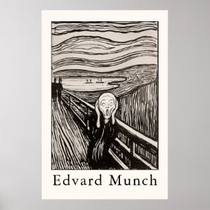 Poster Edvard Munch – Le Cri (1895)