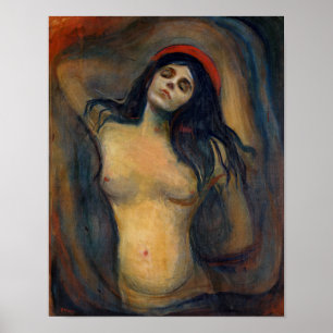Poster Edvard Munch - Madonna