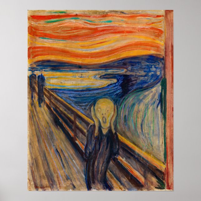 Poster Edvard Munch - The Scream 1893 (Devant)