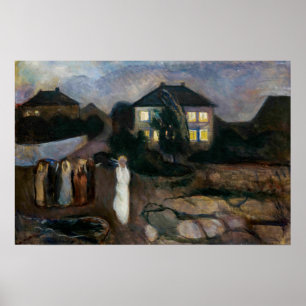 Poster Edvard Munch - The Storm