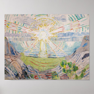 Poster Edvard Munch - The Sun