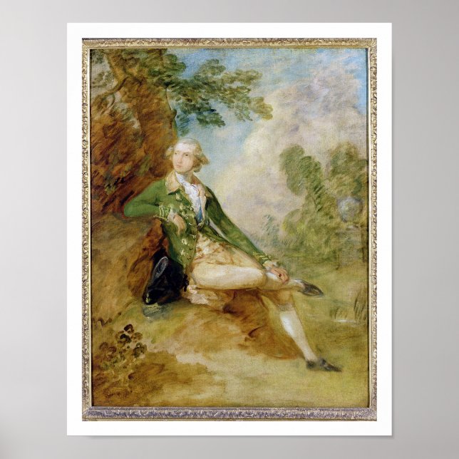 Poster Edward Augustus, duc de Kent, vers 1787 (huile sur (Devant)
