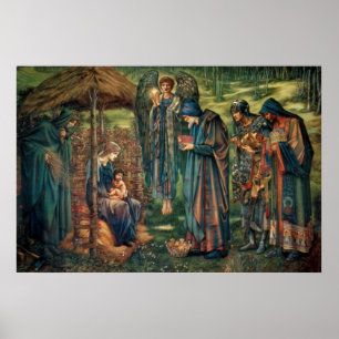 Poster Edward Burne-Jones: Star of Bethlehem