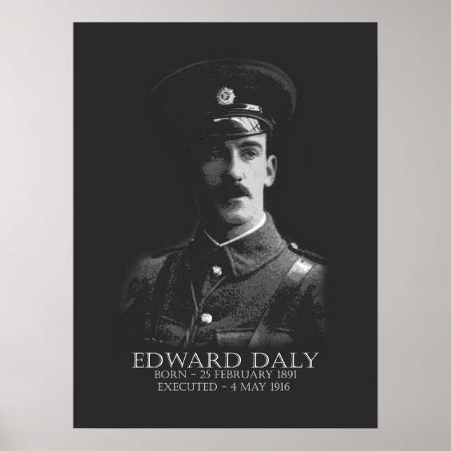 Poster Edward Daly Pâques 1916 Républicain irlandais (Devant)