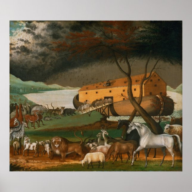 Poster Edward Hicks - Arche de Noé (Devant)