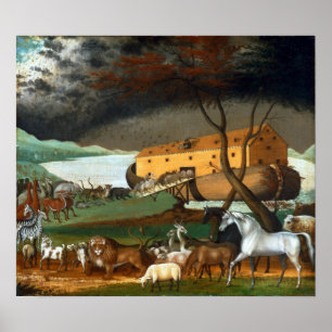 Poster Edward Hicks Noah's Ark