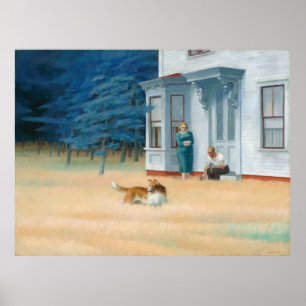 Poster Edward Hopper Cape Cod Soirée