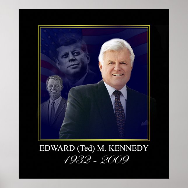 Poster Edward Kennedy avec Jack et Bobby (Devant)