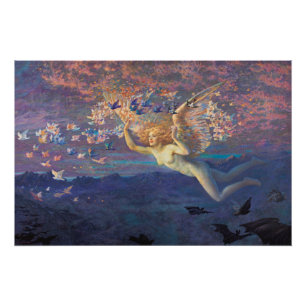 Poster Edward Robert Hughes Ailes du matin CC1054